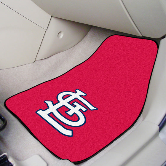 St. Louis Cardinals Front Carpet Car Mat Set - 2 Pieces