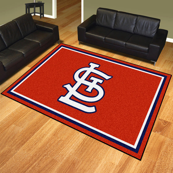 St. Louis Cardinals 8ft. x 10 ft. Plush Area Rug