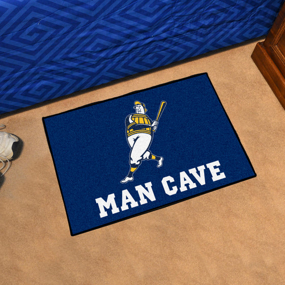 Milwaukee Brewers Man Cave Starter Mat Accent Rug - 19in. x 30in.