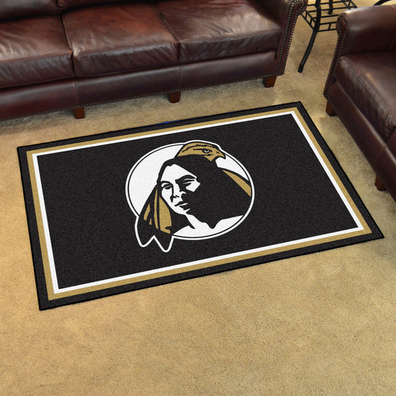 UNC Pembroke Braves 4ft. x 6ft. Plush Area Rug