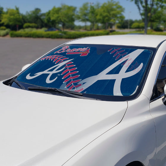 Atlanta Braves Windshield Sun Shade