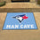 Toronto Blue Jays Man Cave All-Star Rug - 34 in. x 42.5 in.
