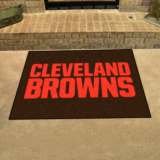 Cleveland Browns All-Star Rug - 34 in. x 42.5 in.