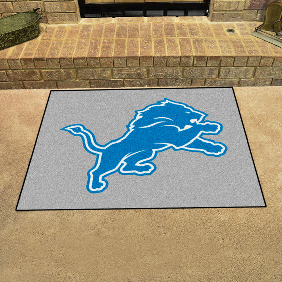 Detroit Lions All-Star Rug - 34 in. x 42.5 in.