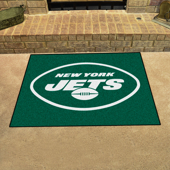 New York Jets All-Star Rug - 34 in. x 42.5 in.