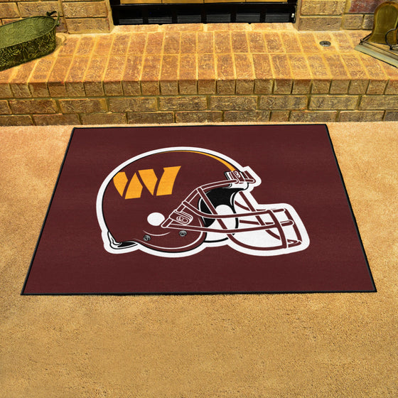 Washington Commanders All-Star Rug - 34 in. x 42.5 in., Helmet Logo