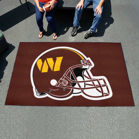 Washington Commanders Ulti-Mat Rug - 5ft. x 8ft., Helmet Logo