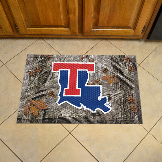 Louisiana Tech Bulldogs Rubber Scraper Door Mat Camo