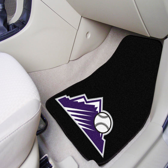 Colorado Rockies Front Carpet Car Mat Set - 2 Pieces