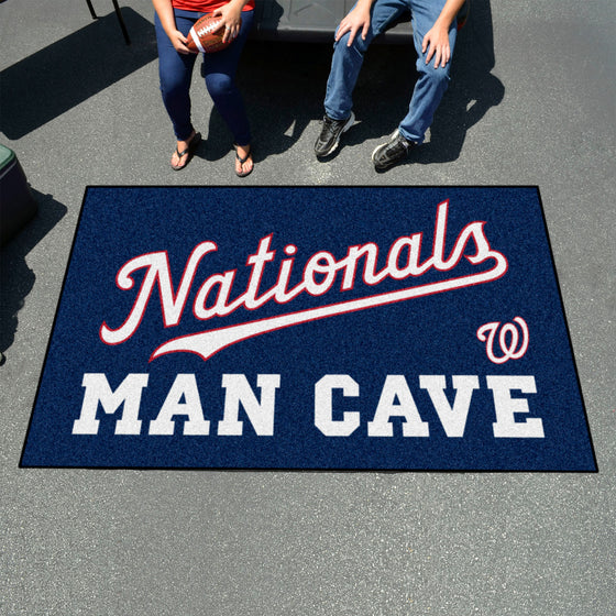 Washington Nationals Man Cave Ulti-Mat Rug - 5ft. x 8ft.