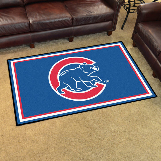 Chicago Cubs 4ft. x 6ft. Plush Area Rug