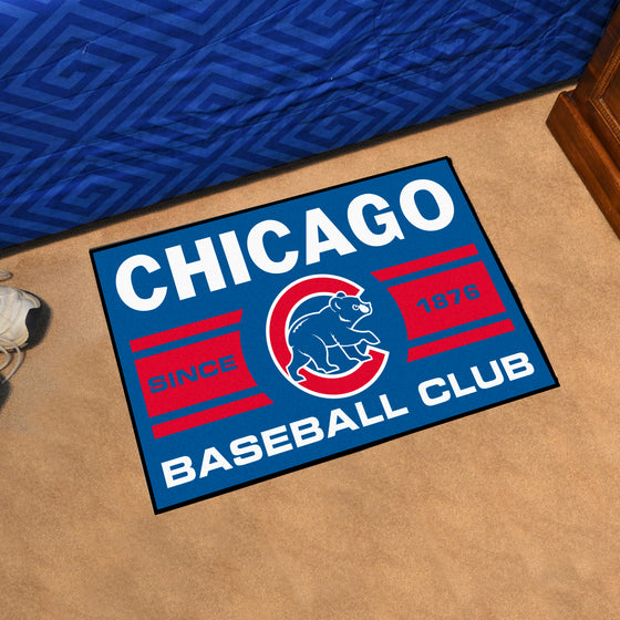 Chicago Cubs Starter Mat Accent Rug - 19in. x 30in.