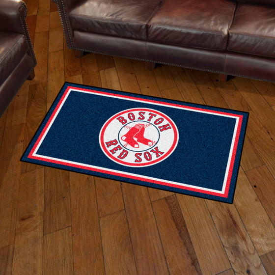 Boston Red Sox 3ft. x 5ft. Plush Area Rug