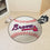 Atlanta Braves Baseball Rug - 27in. Diameter