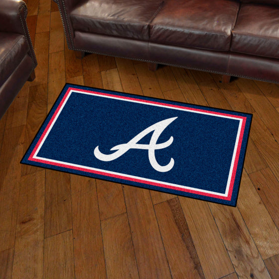 Atlanta Braves 3ft. x 5ft. Plush Area Rug