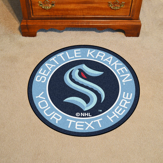 Seattle Kraken Roundel Rug - 27in. Diameter