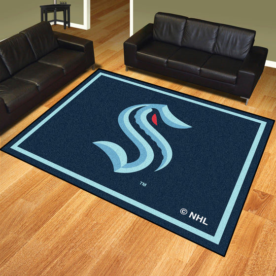 Seattle Kraken 8ft. x 10 ft. Plush Area Rug