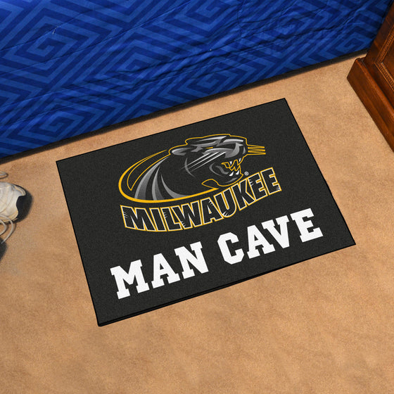 Wisconsin-Milwaukee Panthers Man Cave Starter Mat Accent Rug - 19in. x 30in.