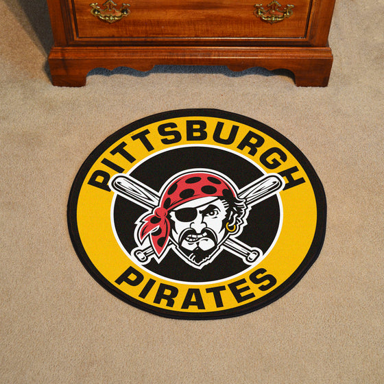 Pittsburgh Pirates Roundel Rug - 27in. Diameter