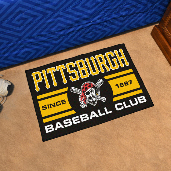 Pittsburgh Pirates Starter Mat Accent Rug - 19in. x 30in.