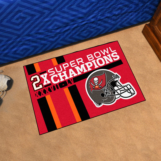 Tampa Bay Buccaneers Dynasty Starter Mat Accent Rug - 19in. x 30in.