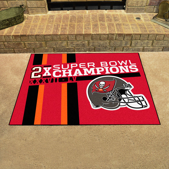 Tampa Bay Buccaneers All-Star Rug - 34 in. x 42.5 in. Plush Area Rug