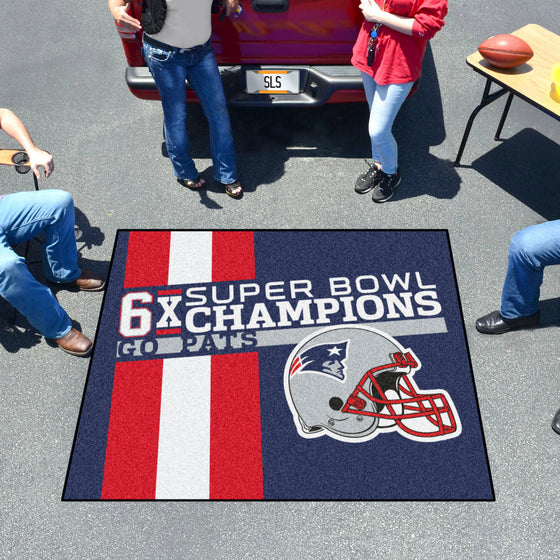 New England Patriots Dynasty Tailgater Rug - 5ft. x 6ft.