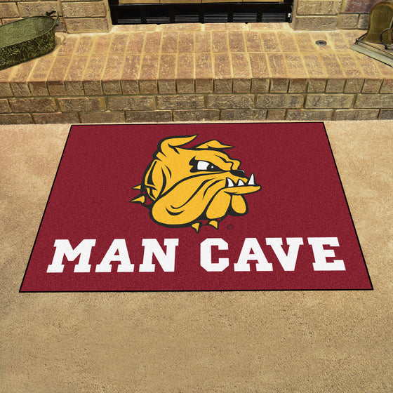 Minnesota-Duluth Bulldogs Man Cave All-Star Rug - 34 in. x 42.5 in.