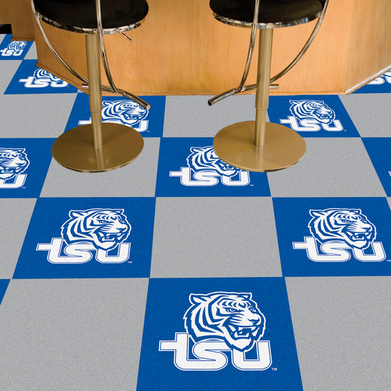 Tennessee State Tigers Team Carpet Tiles - 45 Sq Ft.