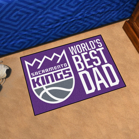 Sacramento Kings Starter Mat Accent Rug - 19in. x 30in. World's Best Dad Starter Mat