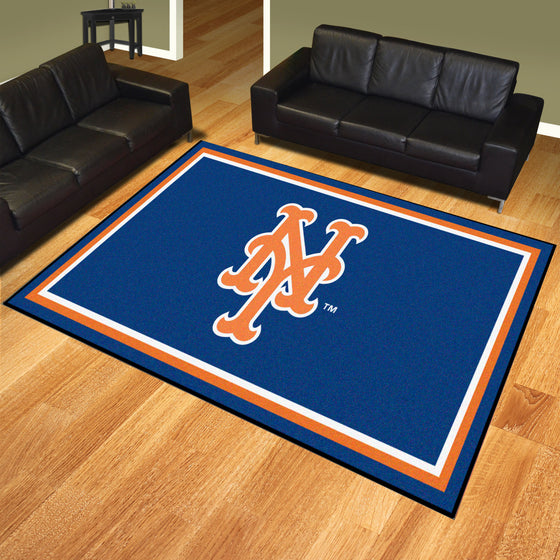 New York Mets 8ft. x 10 ft. Plush Area Rug