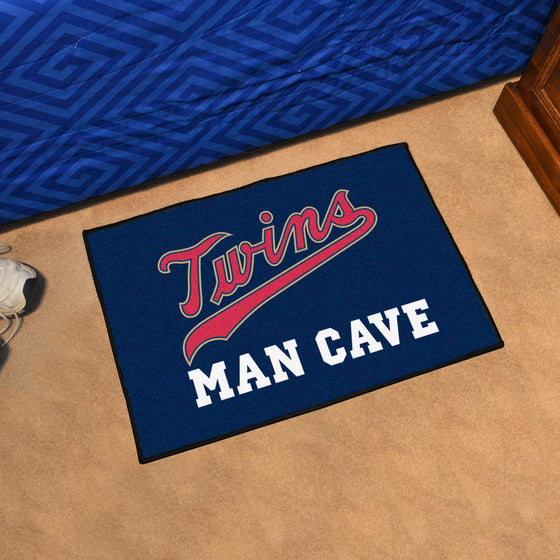 Minnesota Twins Man Cave Starter Mat Accent Rug - 19in. x 30in.