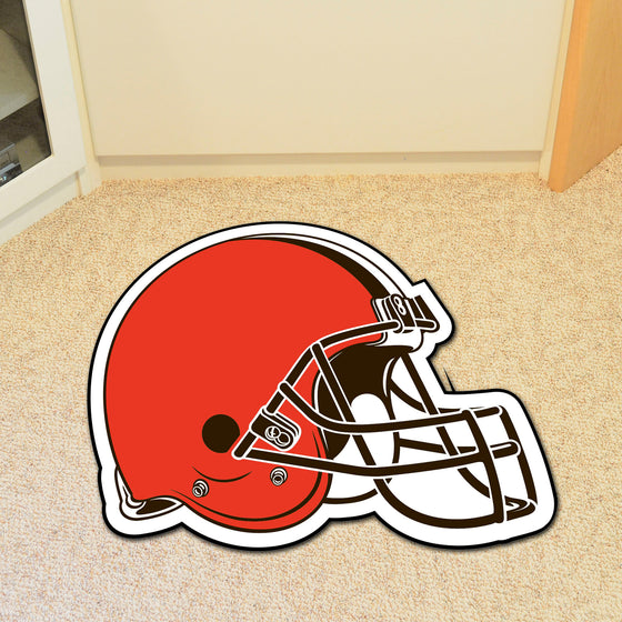 Cleveland Browns Mascot Helmet Rug