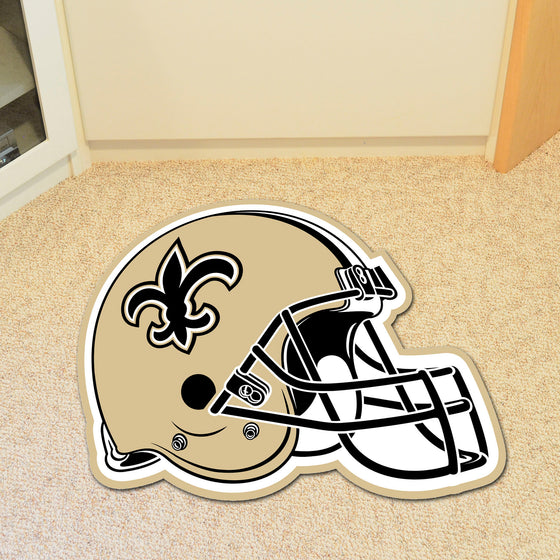 New Orleans Saints Mascot Helmet Rug