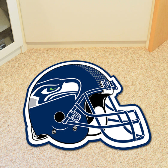 Seattle Seahawks Mascot Helmet Rug