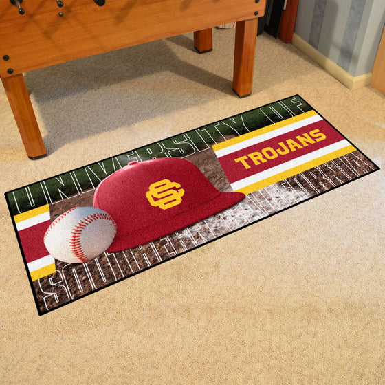 Southern California Trojans Baseball Runner Rug - 30in. x 72in.