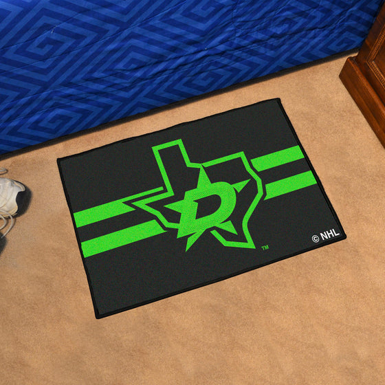 Dallas Stars Starter Mat Accent Rug - 19in. x 30in. Uniform Alternate Design