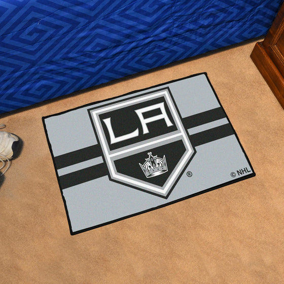 Los Angeles Kings Starter Mat Accent Rug - 19in. x 30in. Uniform Alternate Design