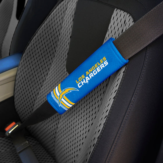 Los Angeles Chargers Team Color Rally Seatbelt Pad - 2 Pieces