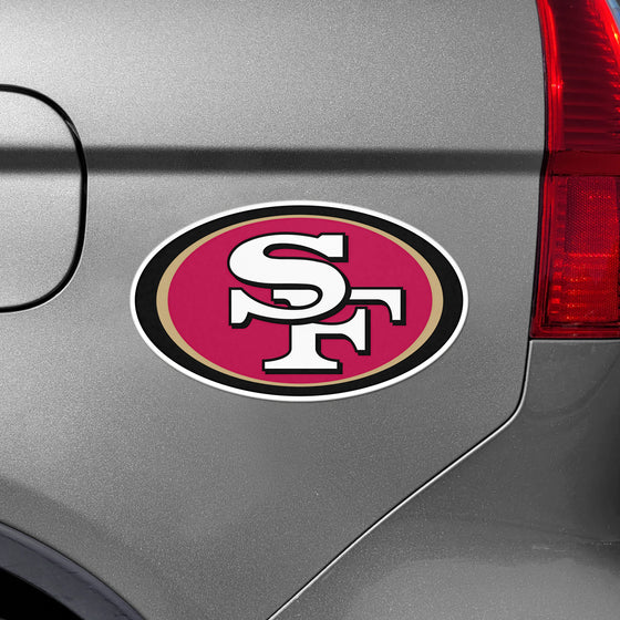 San Francisco 49ers Large Team Logo Magnet 10" (8.7329"x8.3078")