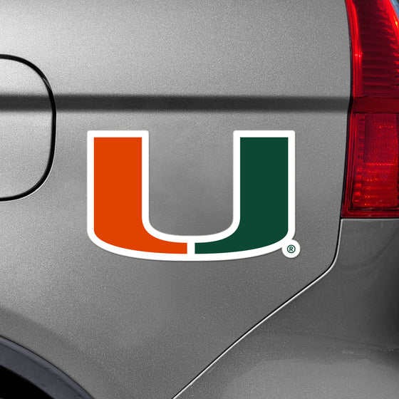 Miami Hurricanes Large Team Logo Magnet 10" (8.7329"x8.3078")