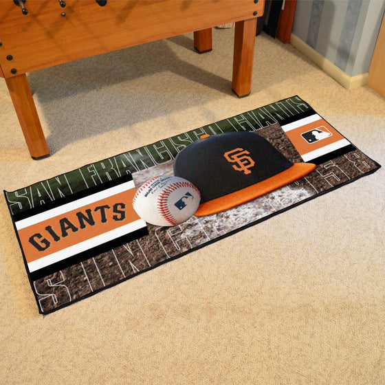 San Francisco Giants Baseball Runner Rug - 30in. x 72in.