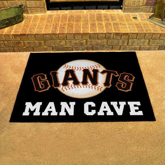 San Francisco Giants Man Cave All-Star Rug - 34 in. x 42.5 in.