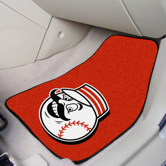 Cincinnati Reds Front Carpet Car Mat Set - 2 Pieces