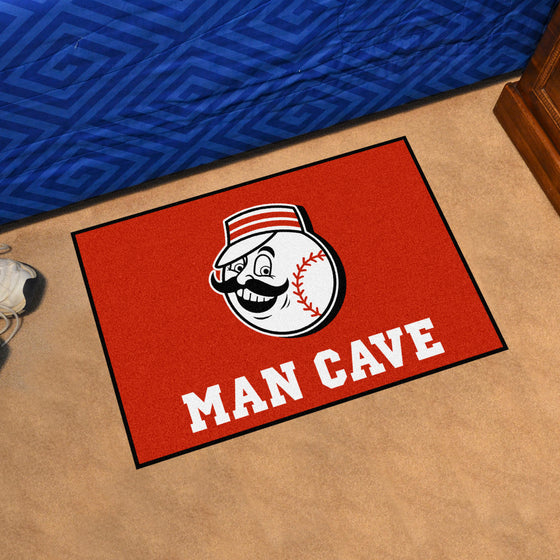 Cincinnati Reds Man Cave Starter Mat Accent Rug - 19in. x 30in.