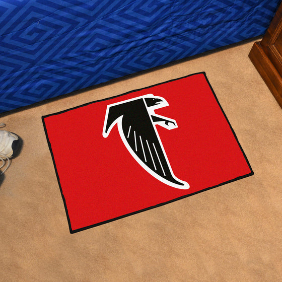 Atlanta Falcons Starter Mat Accent Rug - 19in. x 30in., NFL Vintage