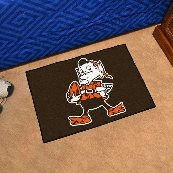 Cleveland Browns Starter Mat Accent Rug - 19in. x 30in., NFL Vintage