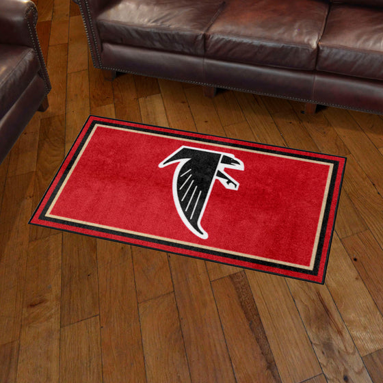 Atlanta Falcons 3ft. x 5ft. Plush Area RugNFL Retro Logo, Original Falcon Logo