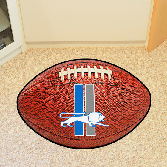 Detroit Lions  Football Rug - 20.5in. x 32.5in., NFL Vintage