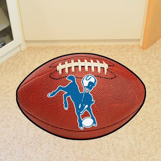 Indianapolis Colts  Football Rug - 20.5in. x 32.5in., NFL Vintage